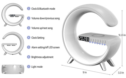 Bluetooth Speaker Wireless Charging Lamp