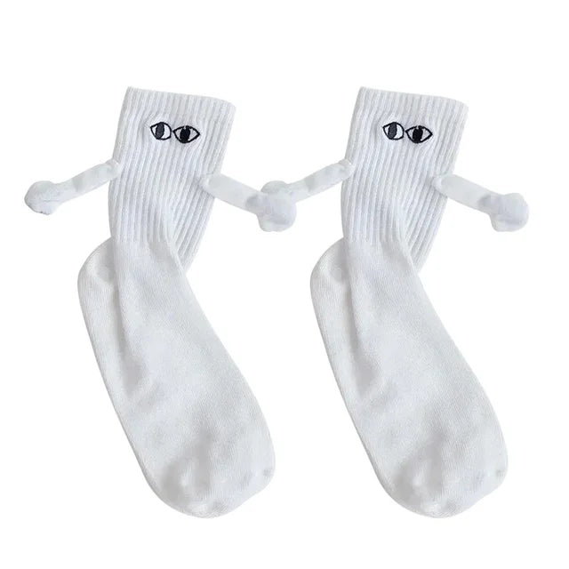 Magnetic Holding Hands Couple Socks