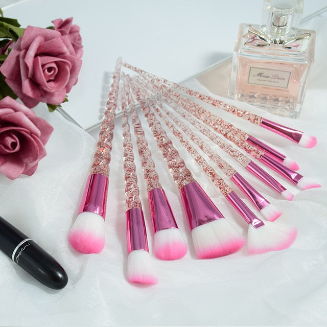 8Pc Makeup Brushes Set