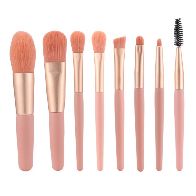 8Pc Makeup Brushes Set