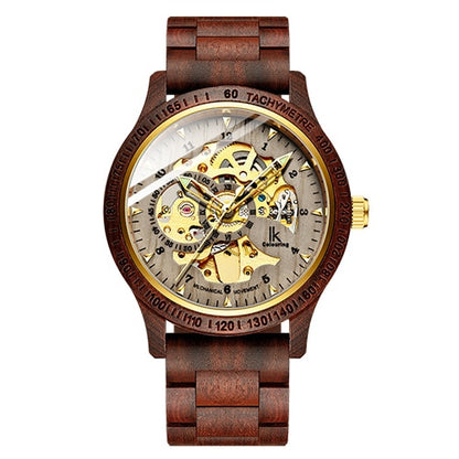 Men's Mechanical Wooden Watch